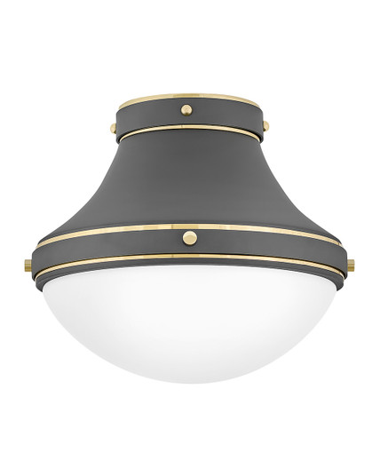 Oliver LED Flush Mount in Dark Matte Grey (13|39051DMG)