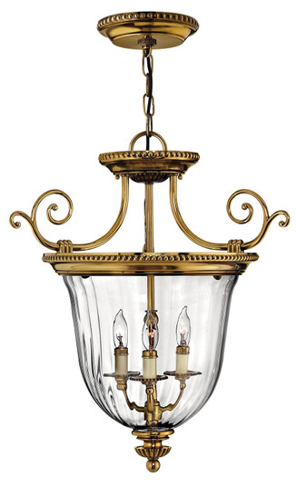 Cambridge LED Foyer Pendant in Burnished Brass (13|3613BB)