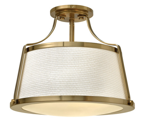 Charlotte LED Semi-Flush Mount in Brushed Caramel (13|3521BC)