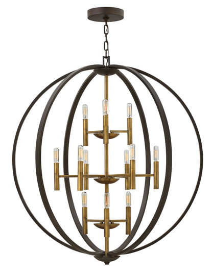 Euclid LED Foyer Chandelier in Spanish Bronze (13|3469SB)