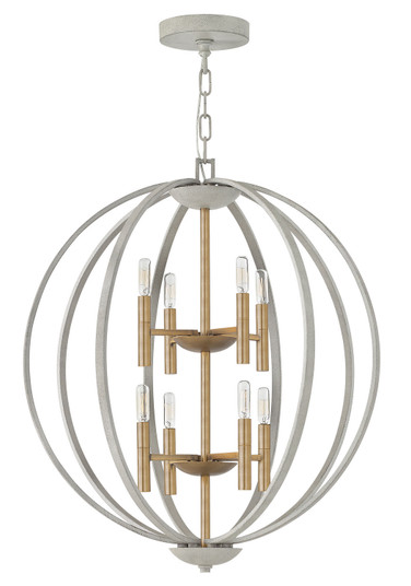 Euclid LED Chandelier in Cement Gray (13|3468CG)