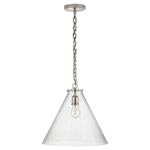 Katie Conical One Light Pendant in Polished Nickel (268|TOB 5226PN/G6-SG)