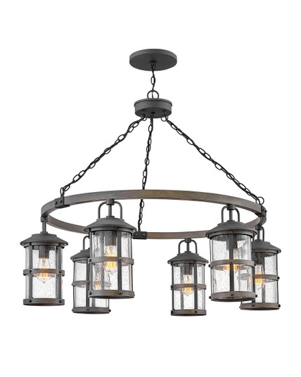 Lakehouse LED Chandelier in Aged Zinc (13|2689DZ-LV)