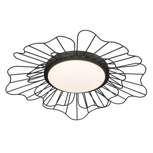 Yasmin LED Flush Mount in Natural Black (62|9132-FM24 NB-OP)