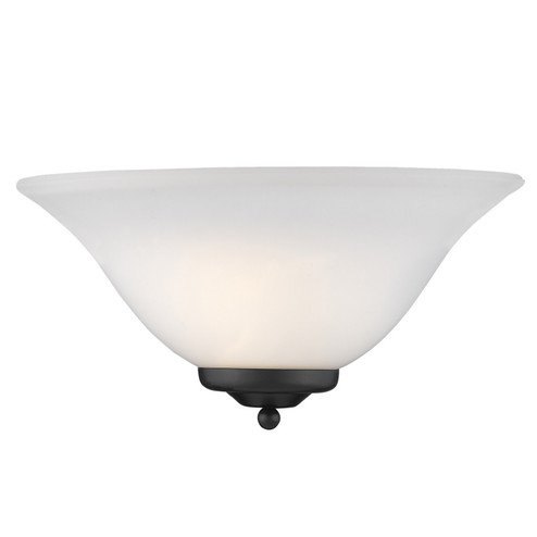 Bella One Light Wall Sconce in Matte Black (62|8355 BLK)