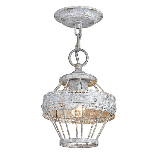 Ferris One Light Semi-Flush Mount in Oyster (62|7856-1SF OY)