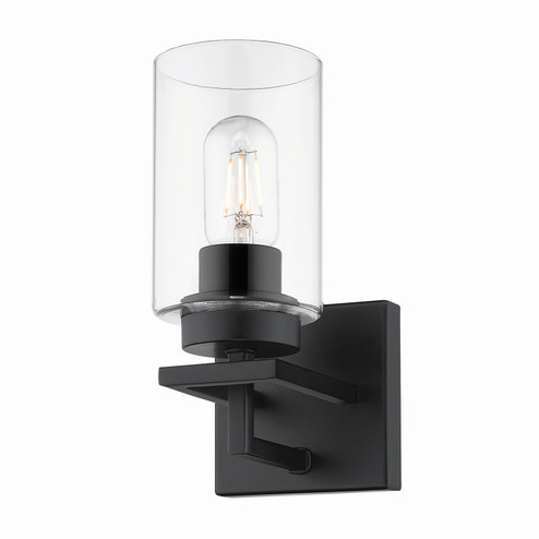 Tribeca One Light Bath Vanity in Matte Black (62|6070-BA1 BLK-BLK)