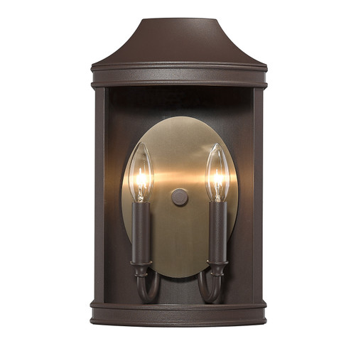 Cohen One Light Outdoor Wall Sconce in Textured Bronze (62|4308-OWM TBZ-BCB)