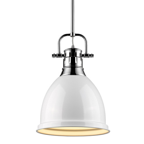 Duncan One Light Pendant in Chrome (62|3604-S CH-WH)