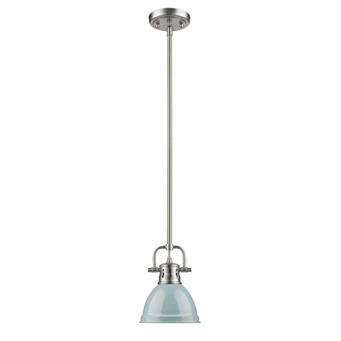 Duncan One Light Mini Pendant in Pewter (62|3604-M1L PW-SF)