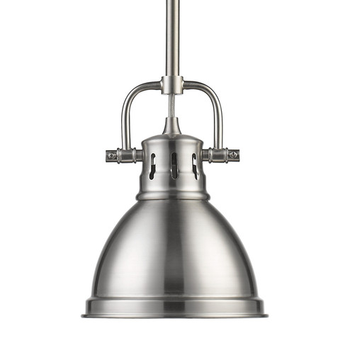Duncan One Light Mini Pendant in Pewter (62|3604-M1L PW-PW)