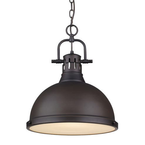 Duncan One Light Pendant in Rubbed Bronze (62|3602-L RBZ-RBZ)