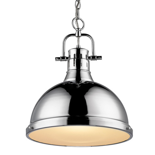Duncan One Light Pendant in Chrome (62|3602-L CH-CH)