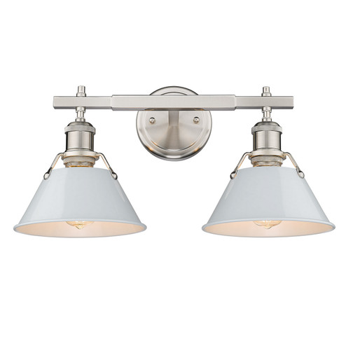 Orwell Two Light Bath Vanity in Pewter (62|3306-BA2 PW-DB)