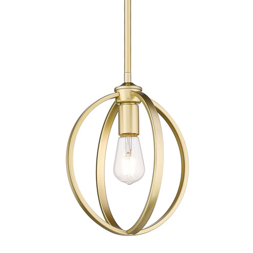 Colson One Light Mini Pendant in Olympic Gold (62|3167-M1L OG)