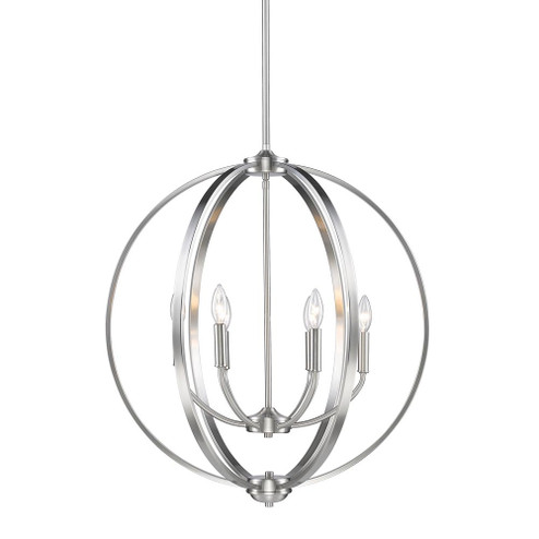Colson PW Six Light Chandelier in Pewter (62|3167-6 PW)
