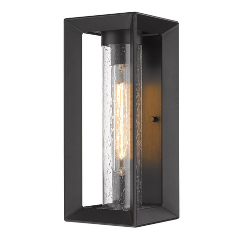 Smyth One Light Outdoor Wall Sconce in Natural Black (62|2073-OWM NB-SD)