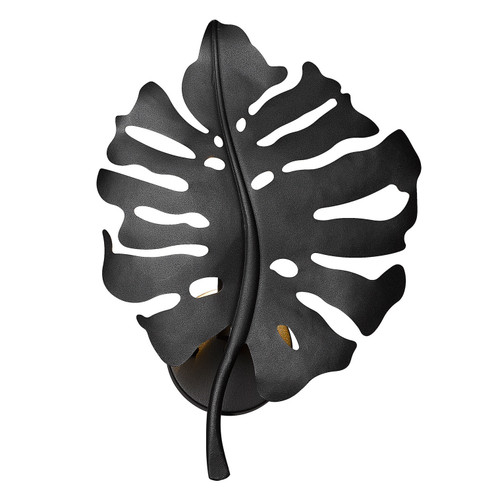 Aruba One Light Wall Sconce in Natural Black (62|1103-1W NB)