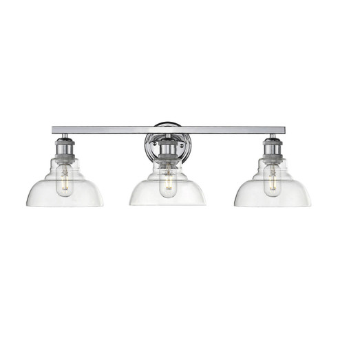 Carver Three Light Bath Vanity in Chrome (62|0305-BA3 CH-CLR)