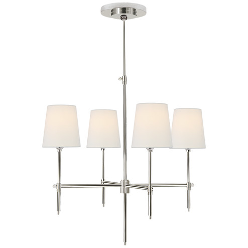Bryant Four Light Chandelier in Polished Nickel (268|TOB 5002PN-L)