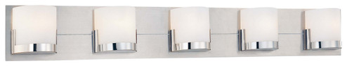 Convex Five Light Bath in Chrome (42|P5955-077)
