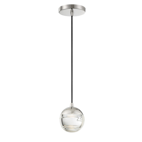 Hail LED Mini Pendant in Polished Nickel (42|P5591-613-L)