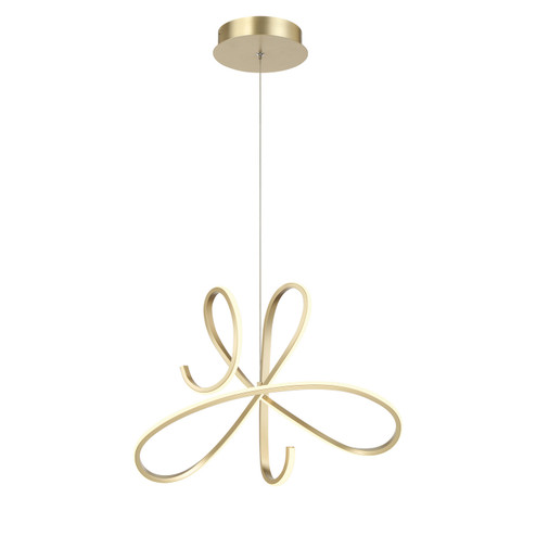 Astor by Robin Baron LED Pendant in Soft Gold (42|P5438-697-L)