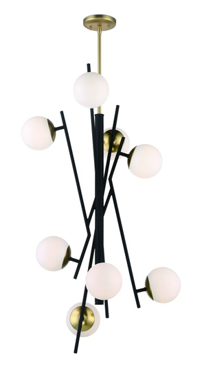 Alluria LED Foyer Pendant in Weathered Black With Autumn Gold (42|P359-618-L)