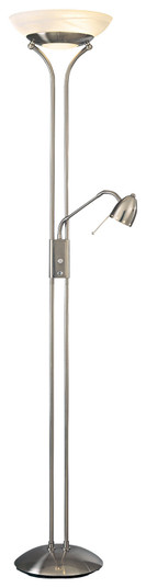 George'S Reading Room LED Torchiere W/Reading Lamp in Brushed Nickel (42|P256-084)