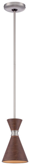 Conic One Light Mini Pendant in Brushed Nickel (42|P1821-651)