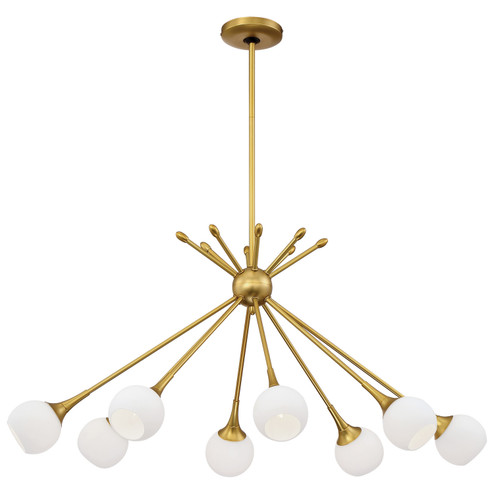 Pontil Eight Light Island Pendant in Honey Gold (42|P1808-248)