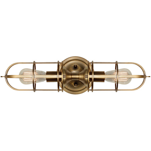 Urban Renewal Two Light Wall Bracket in Dark Antique Brass (1|WB1704DAB)