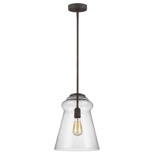 Loras One Light Pendant in Dark Weathered Iron (1|P1459DWI)