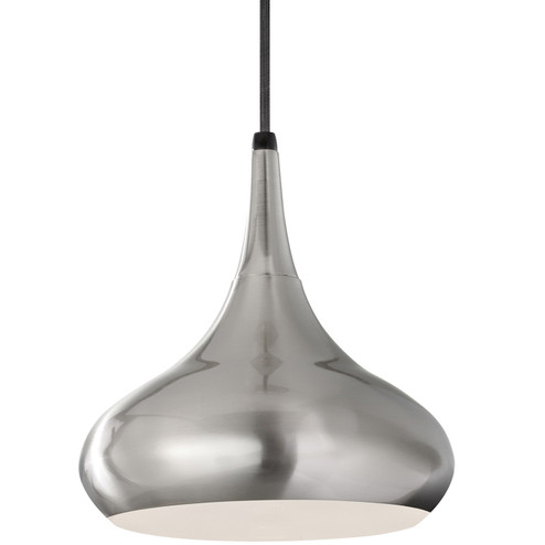 Belle One Light Pendant in Brushed Steel (1|P1253BS)