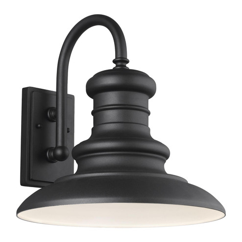 Redding Station One Light Outdoor Wall Lantern in Textured Black (1|OL9004TXB)