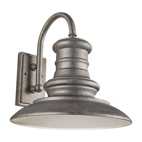 Redding Station One Light Outdoor Wall Lantern in Tarnished Silver (1|OL9004TRD/T)