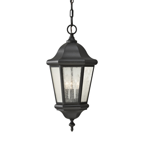 Martinsville Three Light Outdoor Pendant in Black (1|OL5911EN/BK)