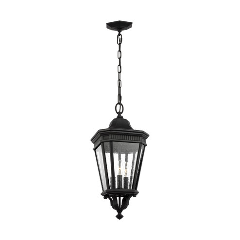 Cotswold Lane Three Light Hanging Lantern in Black (1|OL5431BK)