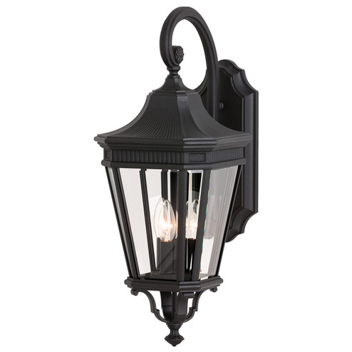 Cotswold Lane Three Light Outdoor Fixture in Black (1|OL5402BK)
