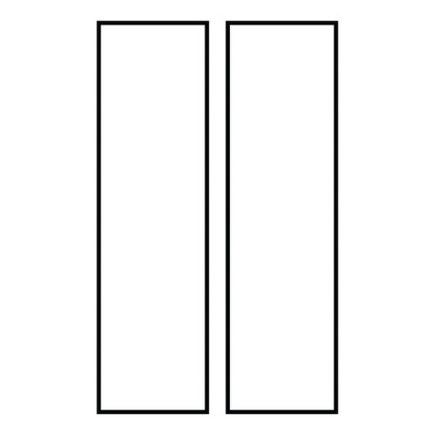 Address Light Address Number Tile in White Plastic (1|90621-68)
