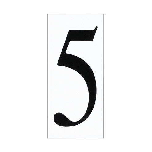 Address Light Address Number Tile in White Plastic (1|90615-68)