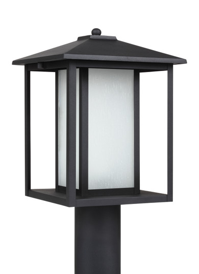 Hunnington One Light Outdoor Post Lantern in Black (1|89129-12)