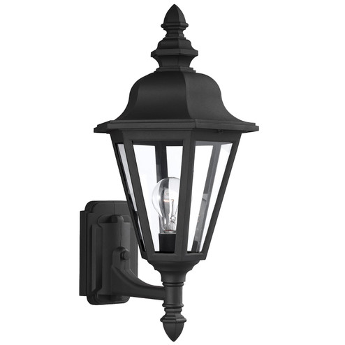 Brentwood One Light Outdoor Wall Lantern in Black (1|8824-12)