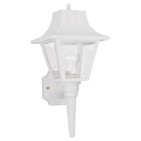 Polycarbonate Outdoor One Light Outdoor Wall Lantern in White (1|8720-15)
