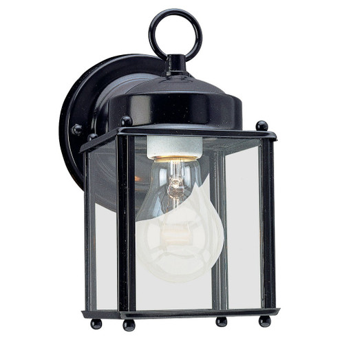 New Castle One Light Outdoor Wall Lantern in Black (1|8592-12)