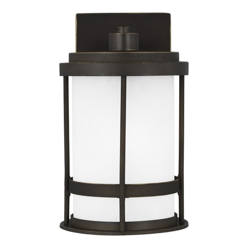 Wilburn One Light Outdoor Wall Lantern in Antique Bronze (1|8590901D-71)