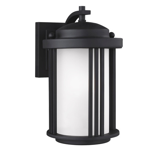 Crowell One Light Outdoor Wall Lantern in Black (1|8547901DEN3-12)