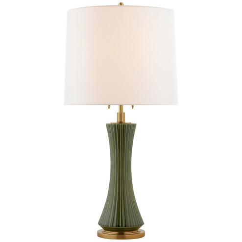 Elena Two Light Table Lamp in Emerald Green (268|TOB 3655EMG-L)