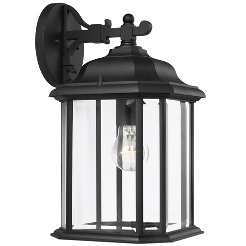 Kent One Light Outdoor Wall Lantern in Black (1|84031-12)