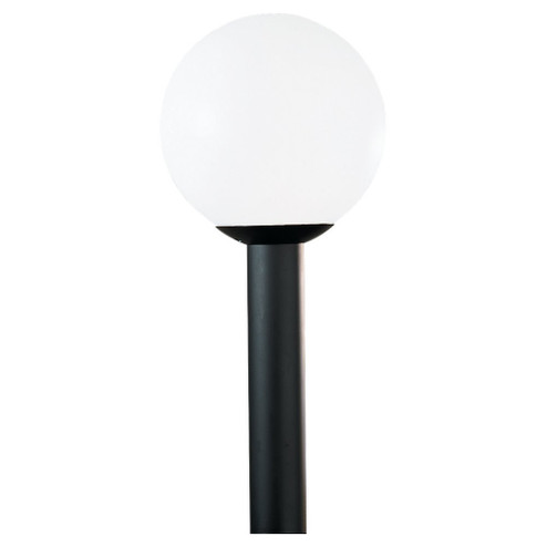 Outdoor Globe One Light Outdoor Post Lantern in White Plastic (1|8252-68)